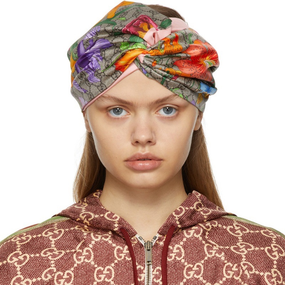 💯 Authentic Gucci Multicolor Floral Headband